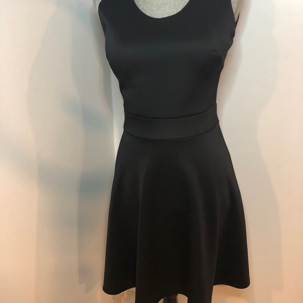 Black dress size M made in Italy no tag - Picture 2 of 4